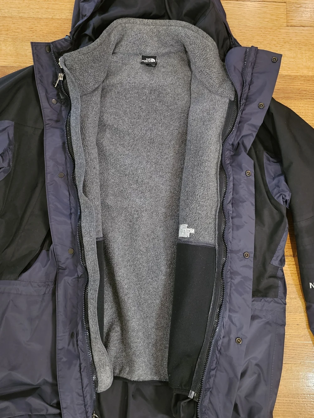 North Face Men's Mountain Light Gore-Tex Jacket 3-in-1 Triclimate 90s Vintage L